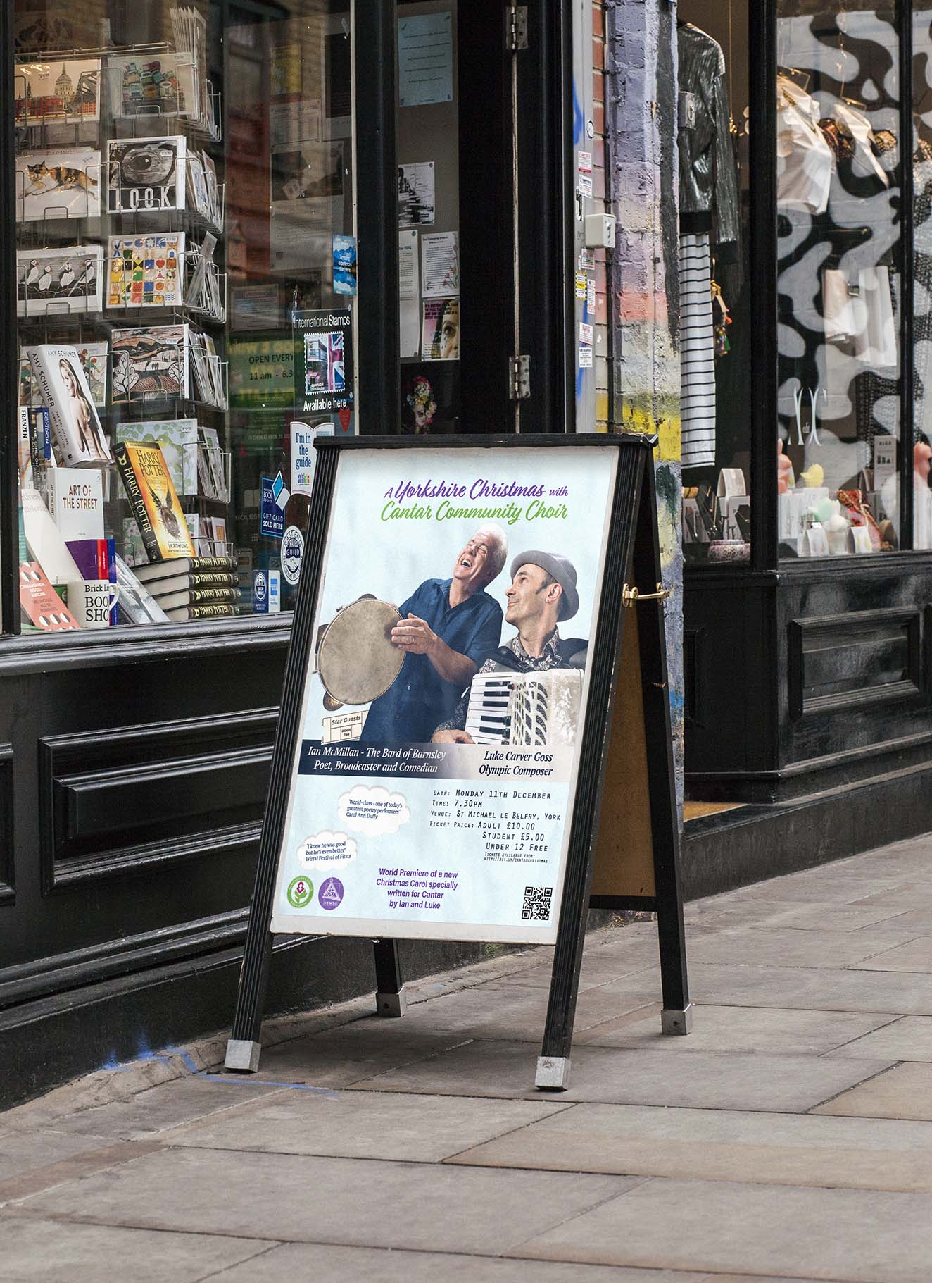 bookshop creative poster